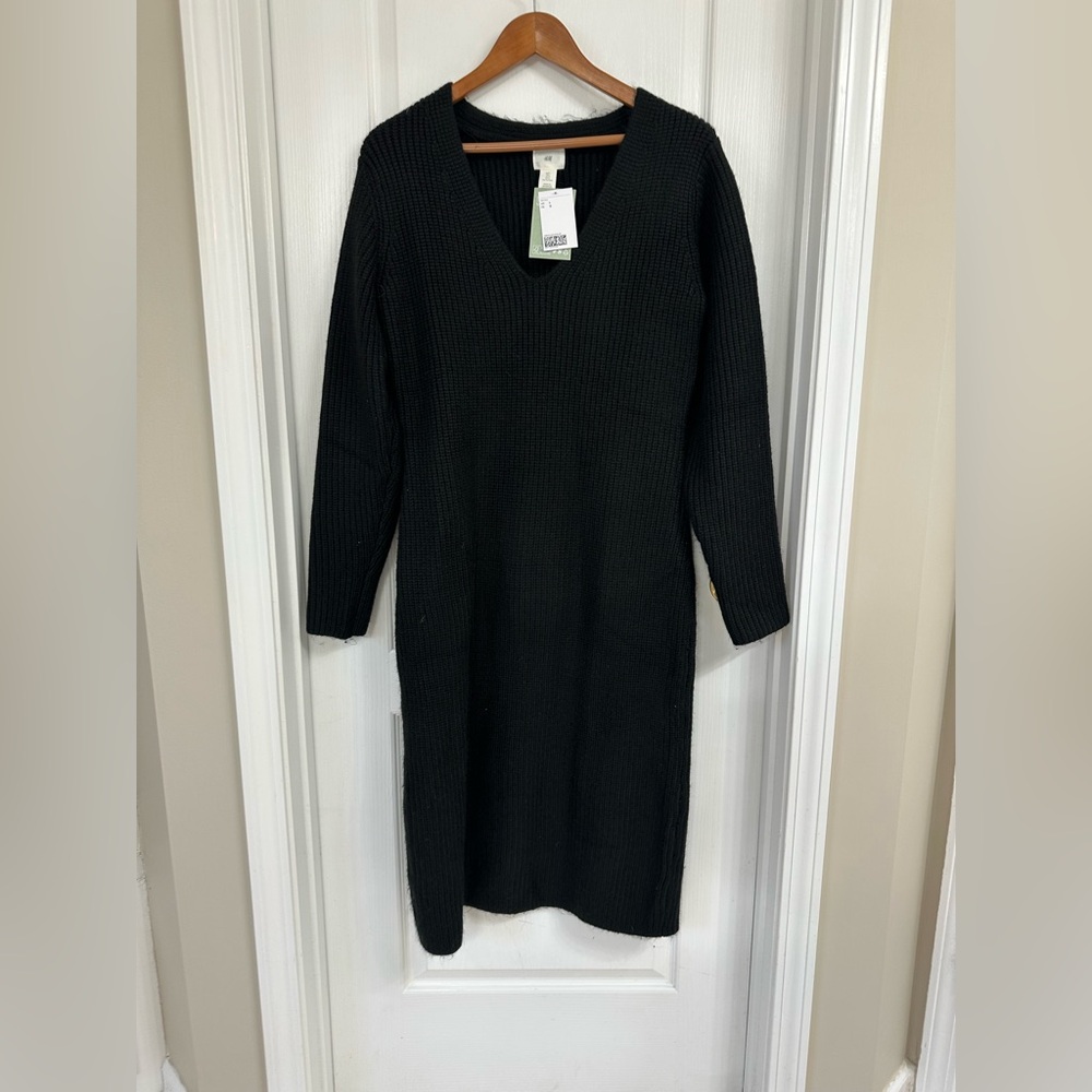 NWT H&M midi sweater dress